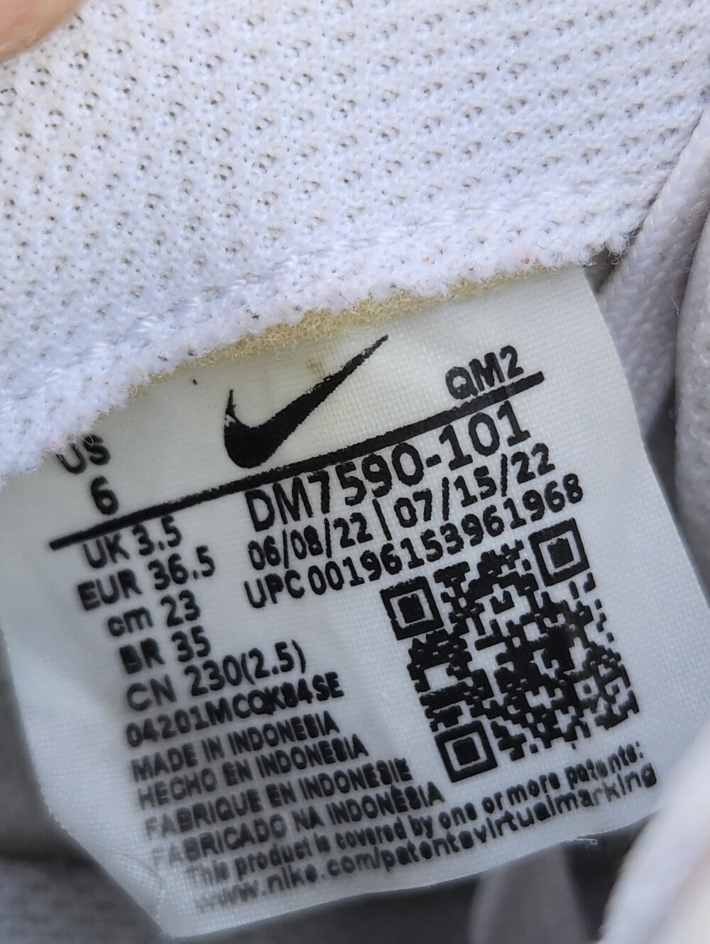 Nike Women's Court Legacy Platform White Rhinestones Customized Sneakers Size 6 - Picture 14 of 16